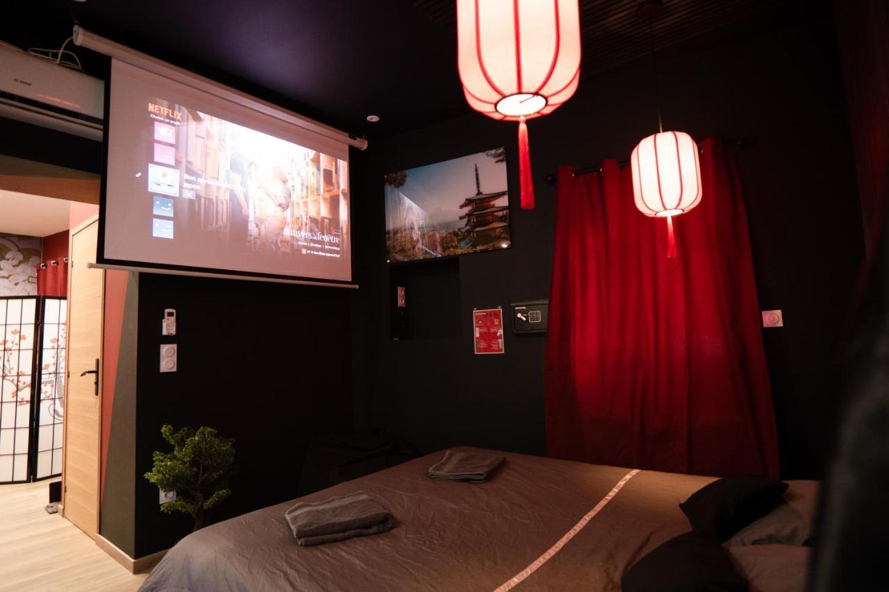 Appartamento Capsule Japon - Jacuzzi - Netflix & Ecran Cinema - Xbox Trith-Saint-Leger Esterno foto