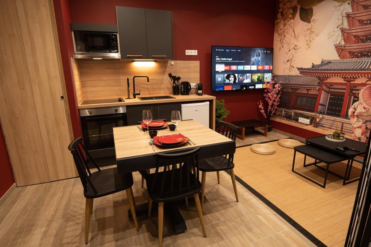 Appartamento Capsule Japon - Jacuzzi - Netflix & Ecran Cinema - Xbox Trith-Saint-Leger Esterno foto