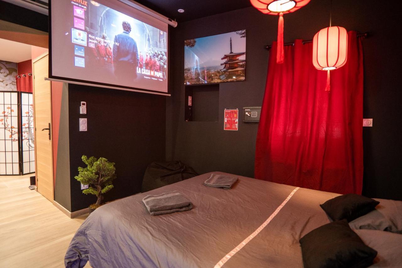 Appartamento Capsule Japon - Jacuzzi - Netflix & Ecran Cinema - Xbox Trith-Saint-Leger Esterno foto