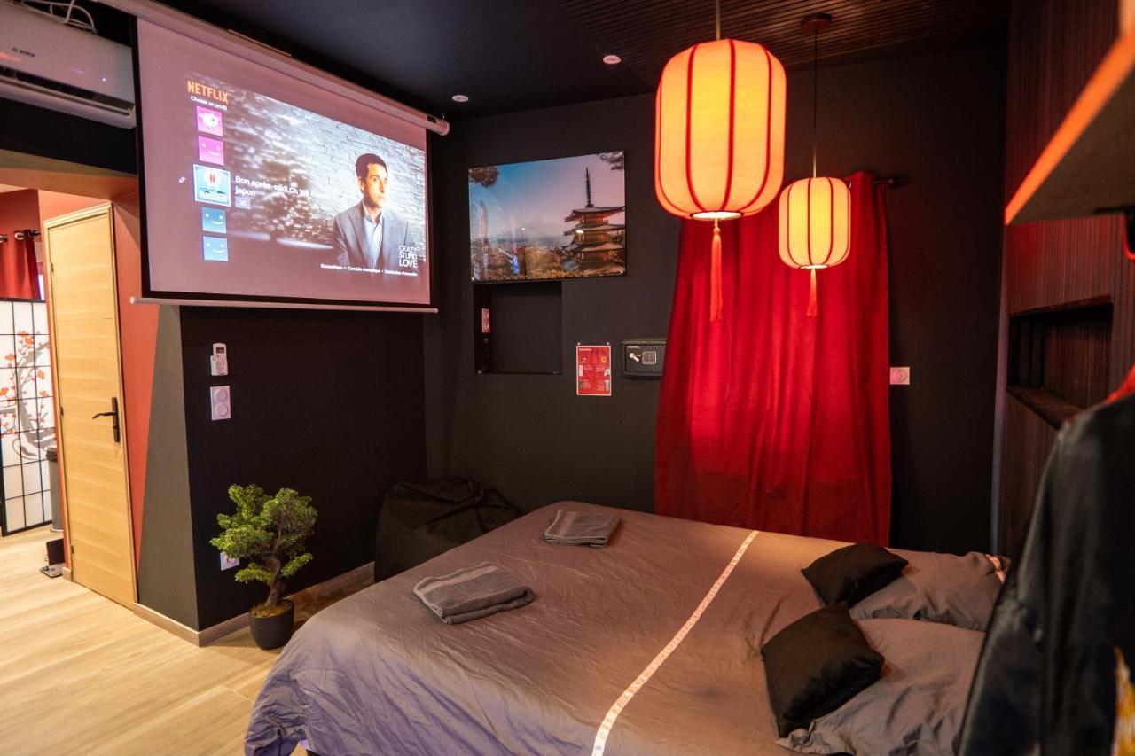 Appartamento Capsule Japon - Jacuzzi - Netflix & Ecran Cinema - Xbox Trith-Saint-Leger Esterno foto