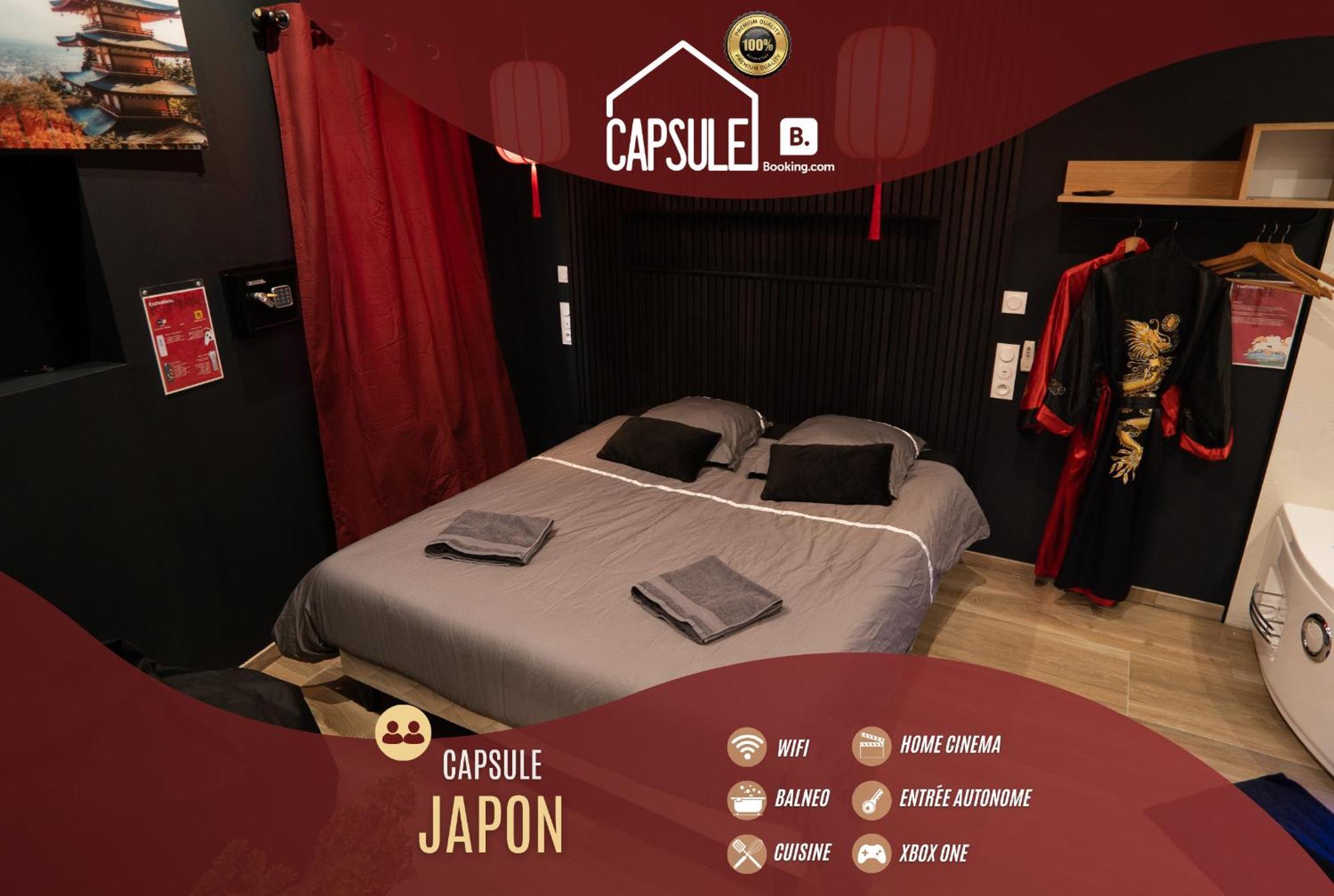Appartamento Capsule Japon - Jacuzzi - Netflix & Ecran Cinema - Xbox Trith-Saint-Leger Esterno foto